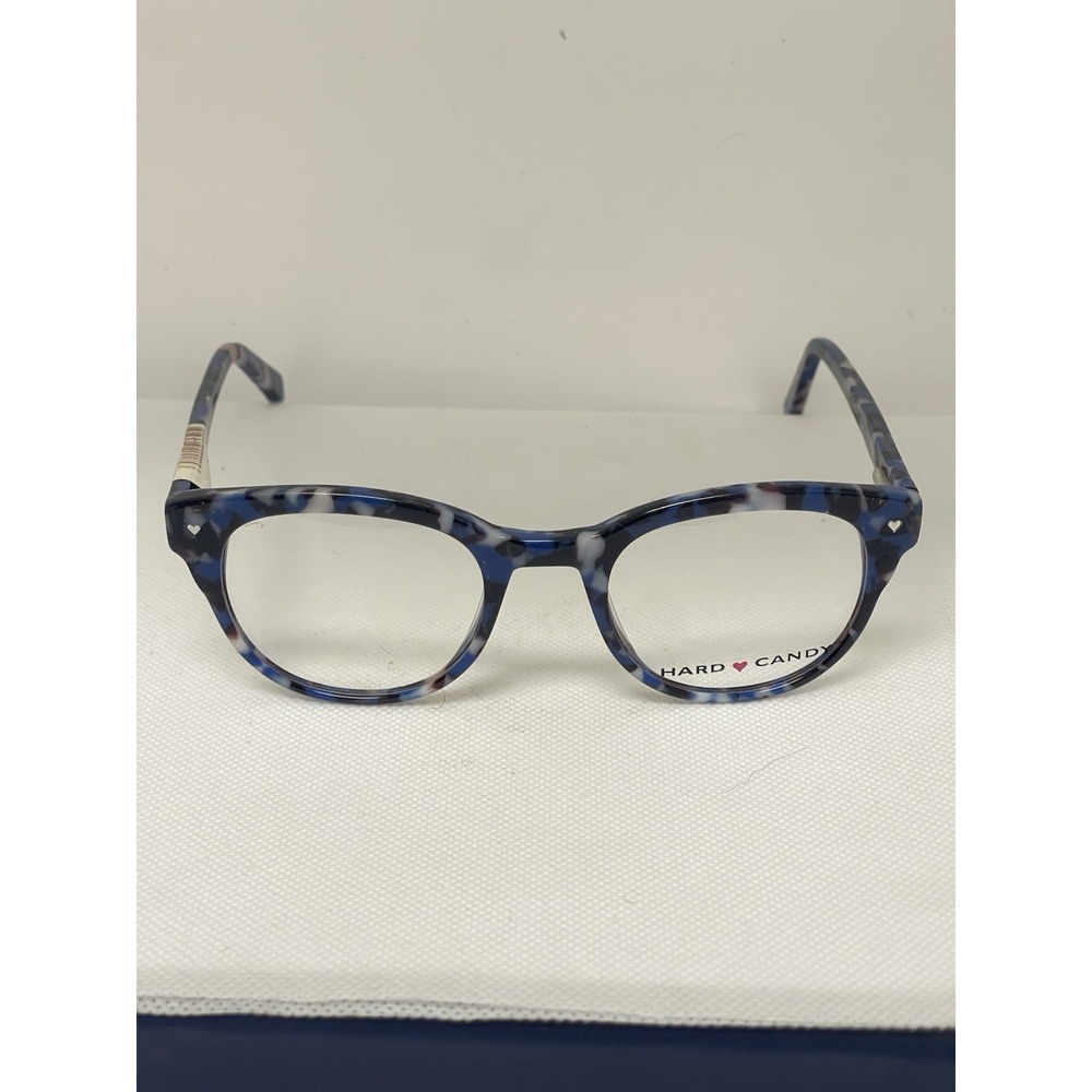 Hard Candy HC26 TTBLU 48-21-140 Blue Tortoise Full Rim Eyeglasses Frame 203